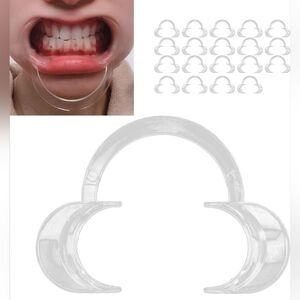 20 disposable lip cheek retractors tooth whitening/gems